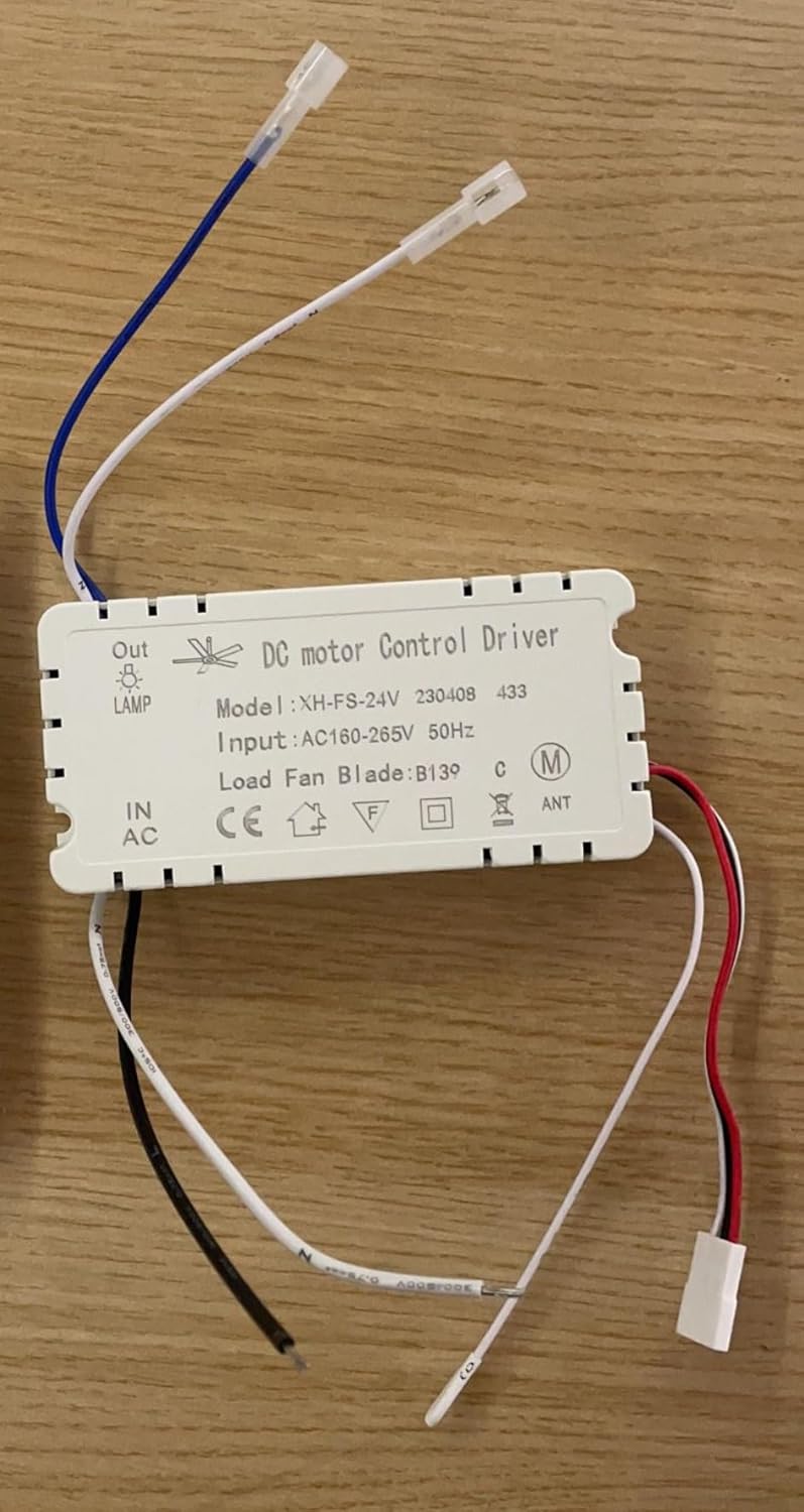 Bel Air Home - Fernbedienung und Controller Set für Gleichstrommotor Lüfter - KIT RADIOFREQUENZ, Ein