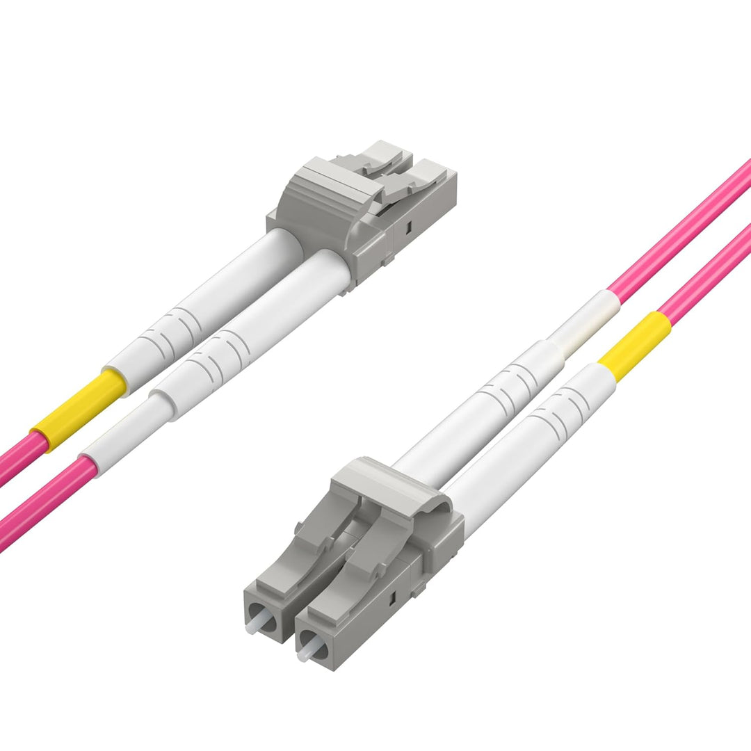 ipolex LC zu LC Glasfaser Patchkabel Multimode, 10/40Gb OM4 Glasfaserkabel, Duplex 50/125μm Glasfase