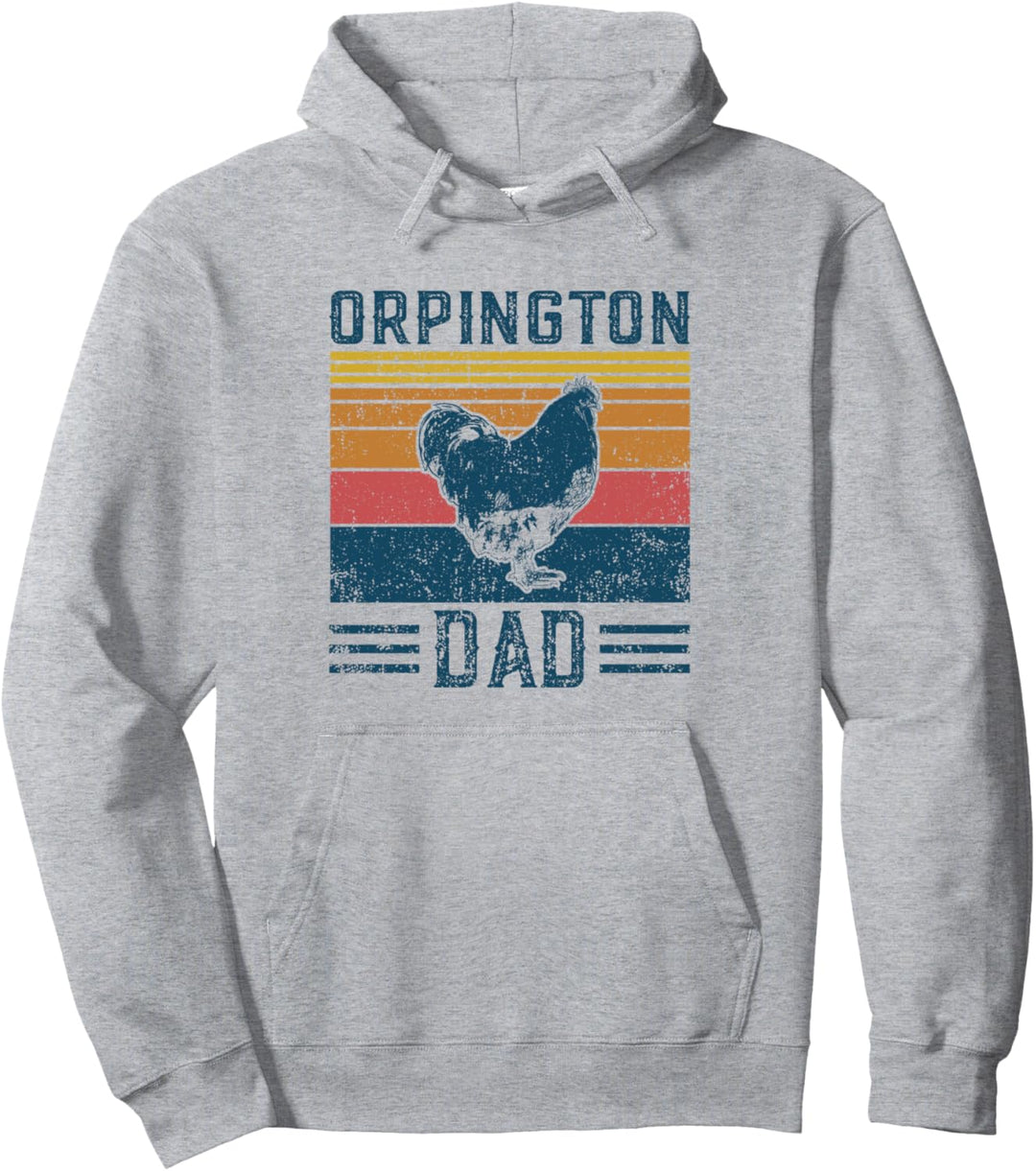 Farming Breed – Vintage Orpington Chicken Dad Pullover Hoodie
