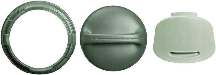 Elho Green Basics Komposter 200L - Komposter Garten - 100% Recyceltem Plastik - Ø L 66.6 x B 65.0 x