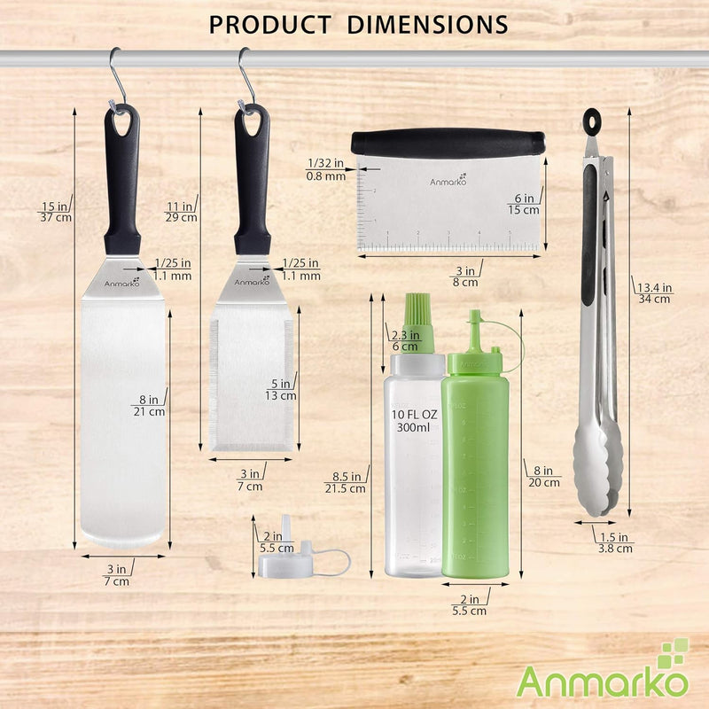 Exklusives Grillwender Set Plastic Handle Set (Tongs And Bottles), Plastic Handle Set (Tongs And Bot