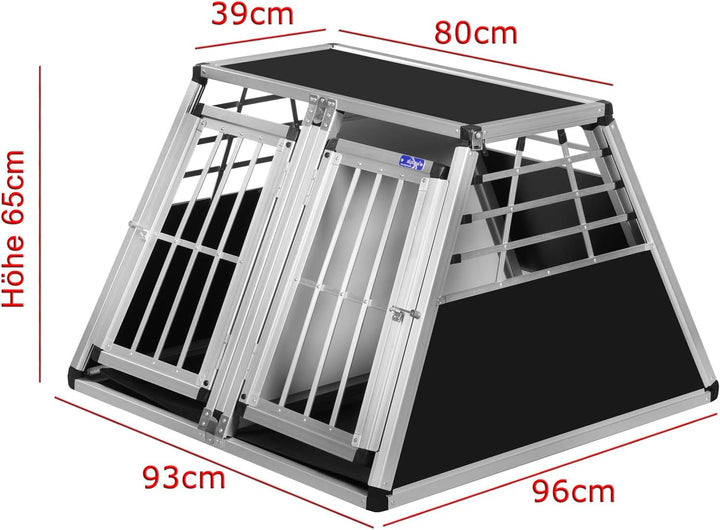 Alpuna Transportbox N43 > 96x93x65cm Notausstieg Doppelbox