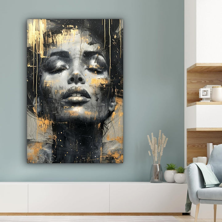 MuchoWow© Leinwand Gross 80x120 cm XXL Deko Schlafzimmer Aesthetic Leinwandbilder Wohnzimmer Gemälde