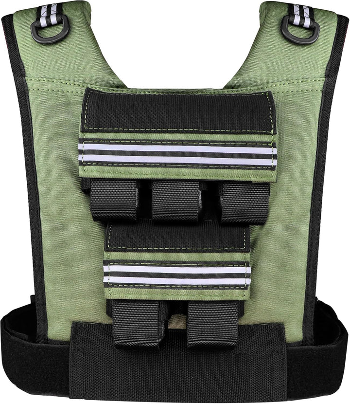 Amonax Gewichtsweste 10kg/20kg/30kg, Verstellbare Gewichtsweste für Herren und Damen, Weighted Vest