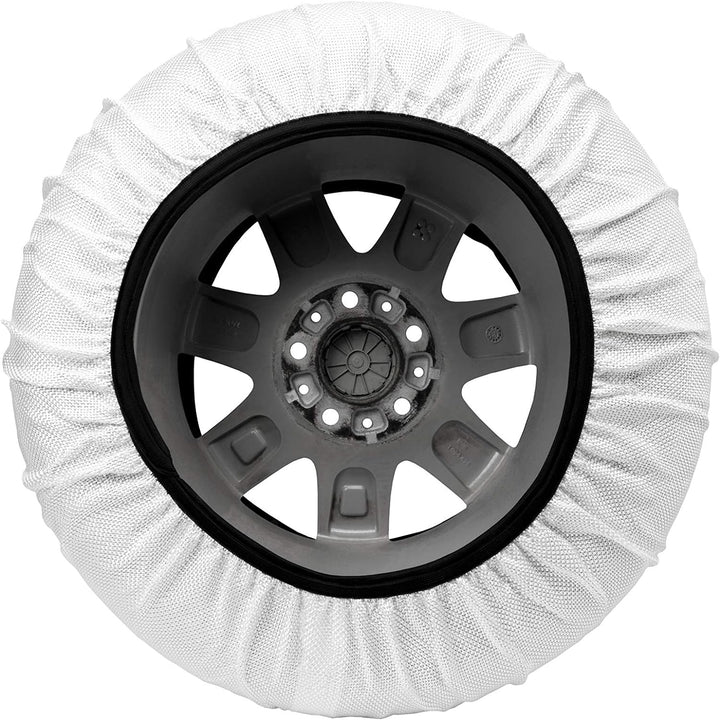 Isse C50058 Super 2er Set Textil-Schneeketten, Weiss, T58 SUPER T58, SUPER T58