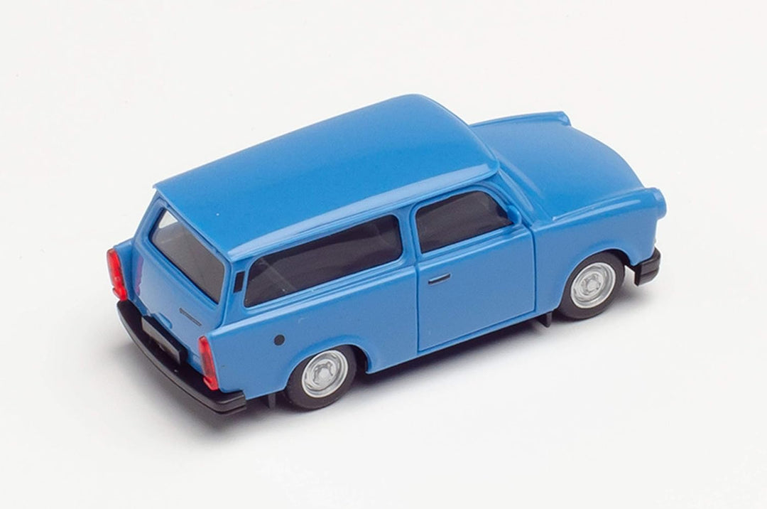Herpa 027359-003 Trabant 1.1 Universal, olympiablau in Miniatur zum Basteln Sammeln und als Geschenk