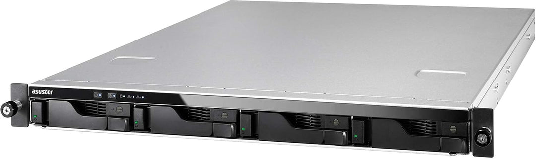 Asustor Lockerstor 4 AS6504RD 4 Bay NAS - Duale Stromversorgung Netzwerkspeicher Gehäuse, Quad Core