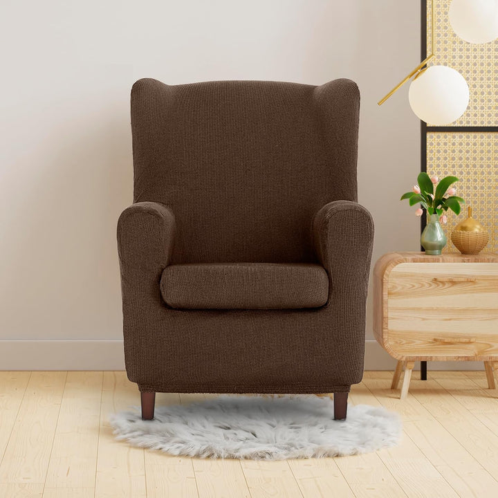 Eysa Ulises elastisch Sofa überwurf ohrensessel, Polyester-Baumwolle, 07-braun, 37 x 5 x 29 cm, 07-b