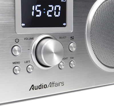 IR 010 Internetradio, Dab Radio mit Bluetooth und WLAN, Digitalradio mit LC-Farbdisplay, Akku, integ