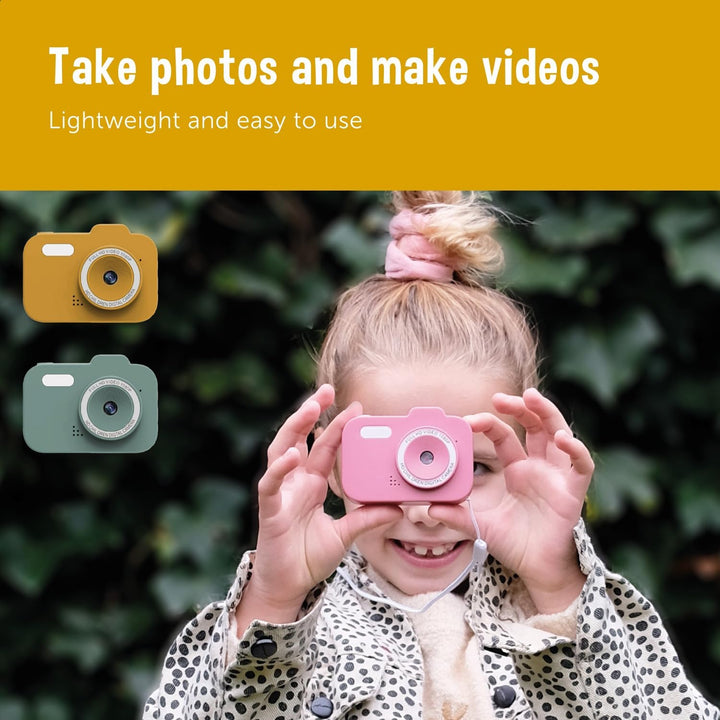 ZAZU Fun HD Digitalkamera für Kinder – 1080P Video, 2,0-Zoll-Display, wiederaufladbar, tragbare Kind
