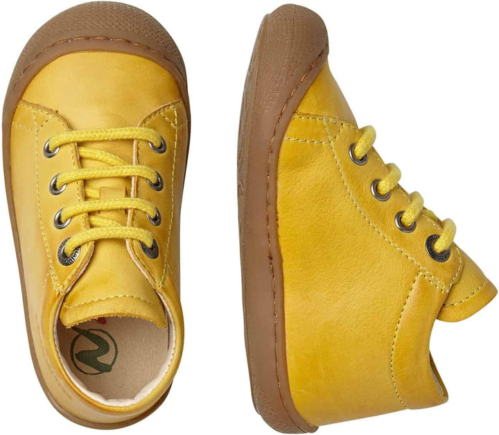 Naturino Lauflernschuhe aus Nappaleder 17 EU Gelb, 17 EU Gelb
