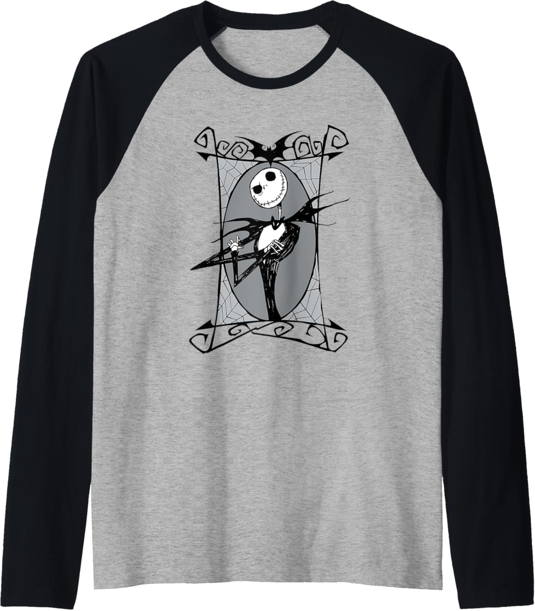 The Nightmare Before Christmas Jack Skellington Frame Raglan