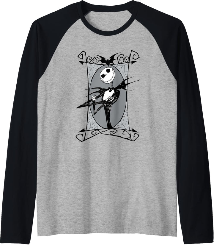 The Nightmare Before Christmas Jack Skellington Frame Raglan
