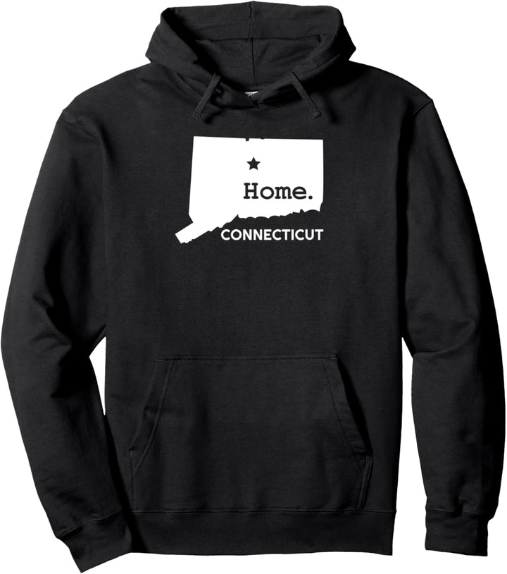 Hartford CT New England Silhouette Bundesstaat Connecticut Pullover Hoodie