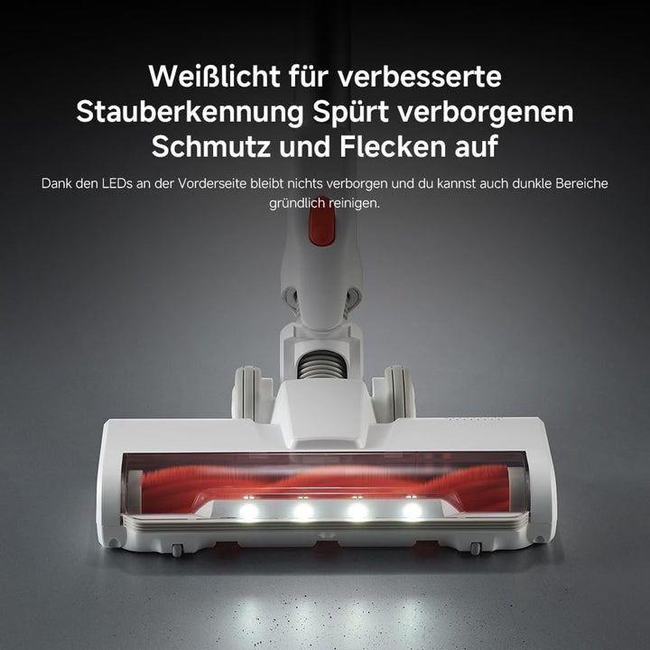 XIAOMI G20 Lite Kabelloser Stabstaubsauger - Bis zu 18.000Pa Saugleistung, LEDs zur Staub- & Flecker