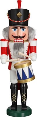Rudolphs Schatzkiste Nussknacker Trommler bunt HxBxT = 39x13x14cm NEU Weihnachten Seiffen Nutcracker