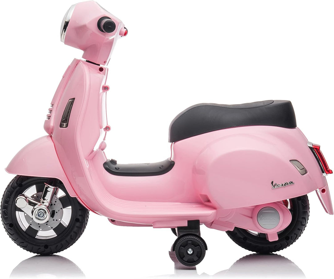 Vespa Elektroroller Elektrofahrzeug Kinderfahrzeug Scooter (Rosa), Rosa