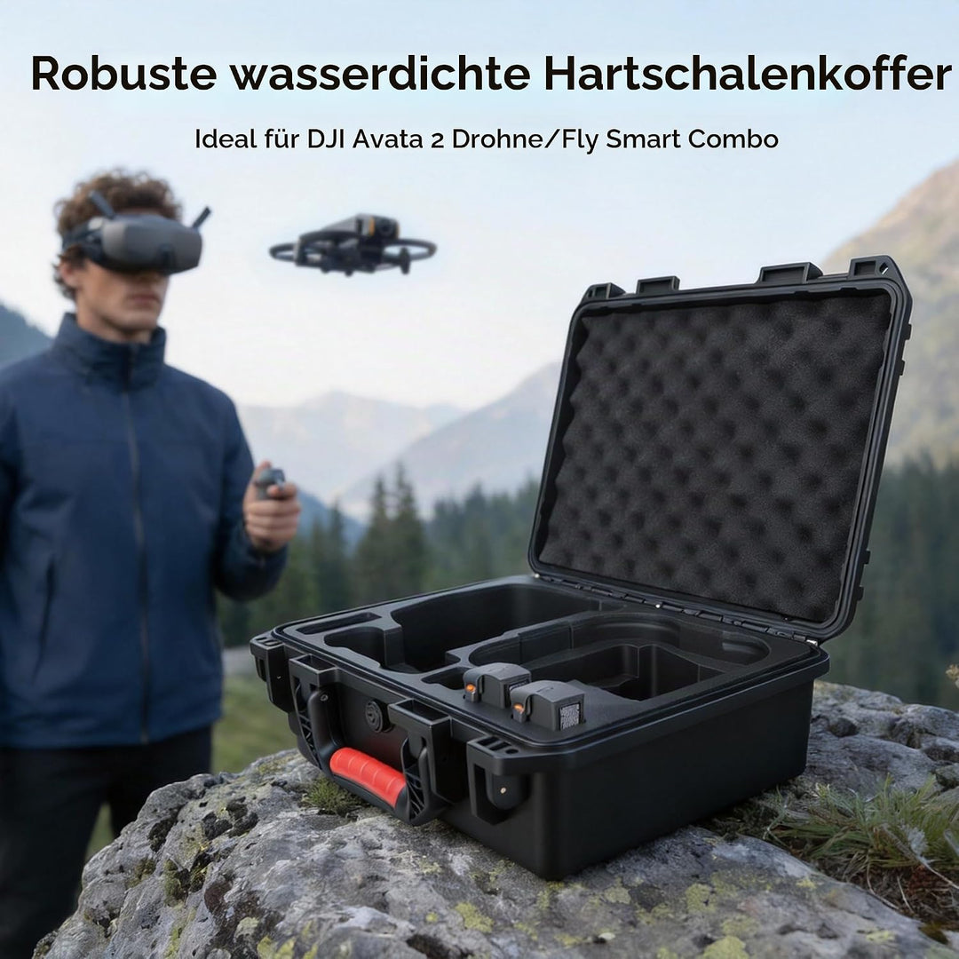 FPVtosky Hartschalenkoffer für DJI Avata 2 Drone/Fly Smart Combo für DJI Goggles N3(Nicht für Goggle