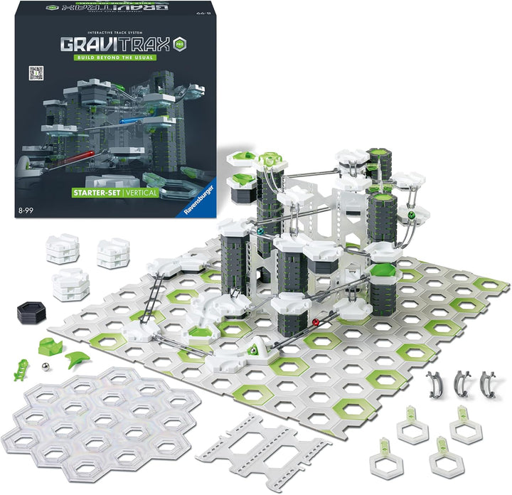 Ravensburger GraviTrax PRO Starter-Set Vertical 22426 - GraviTrax Starterset für deine Kugelbahn - M