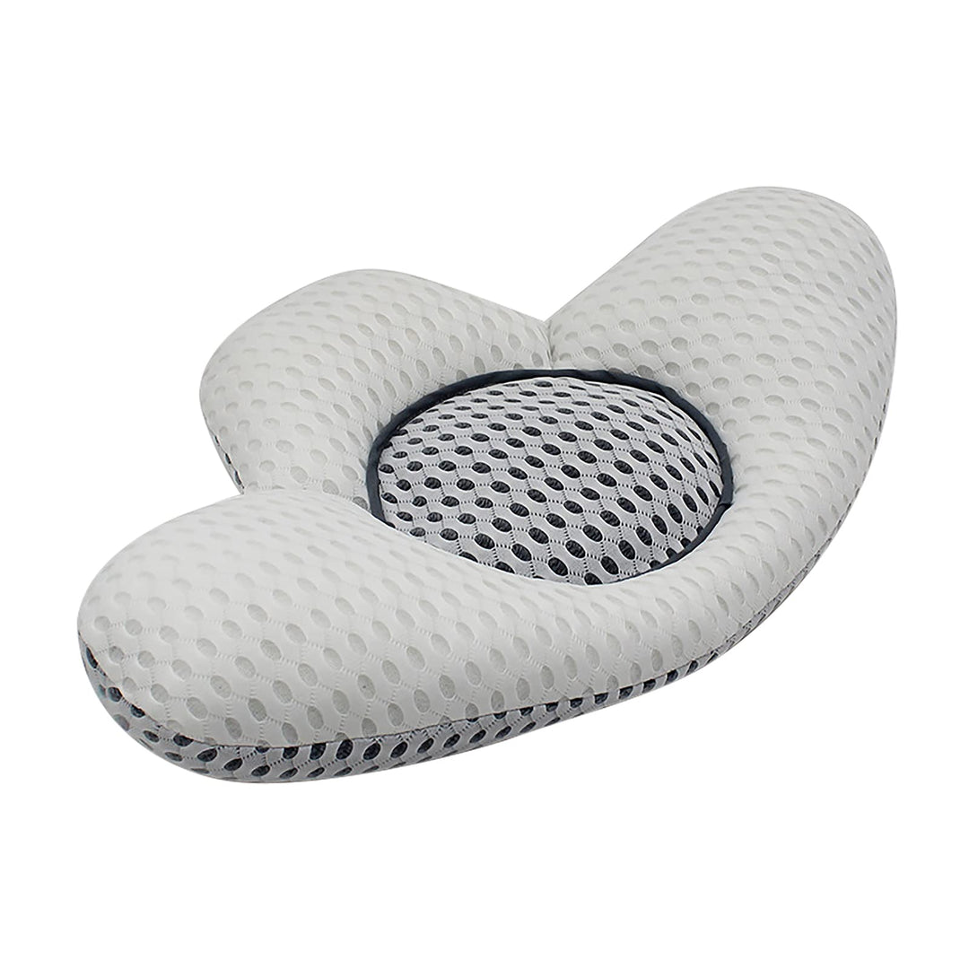 Schlafen Lendenkissen Lendenwirbelstützkissen 3D Unterrücken Memory-Schaum Orthopädisch Lendenkissen
