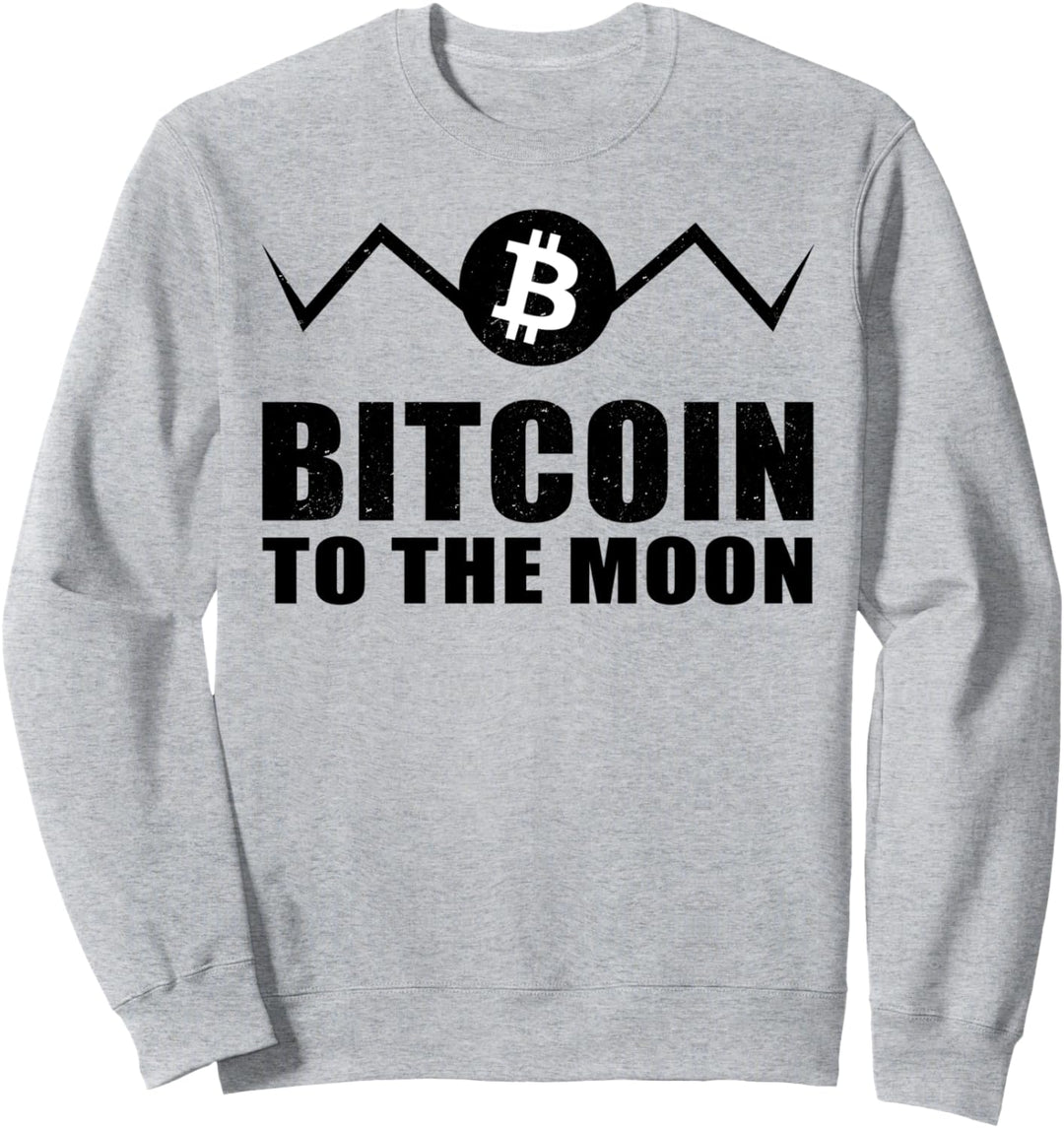Krypto Trader "Bitcoin to the Moon" Sweatshirt