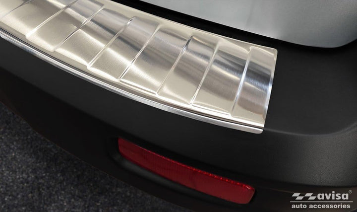 Avisa Edelstahl Heckstossstangenschutz kompatibel mit Ford Tourneo Connect II/Transit Connect II 201