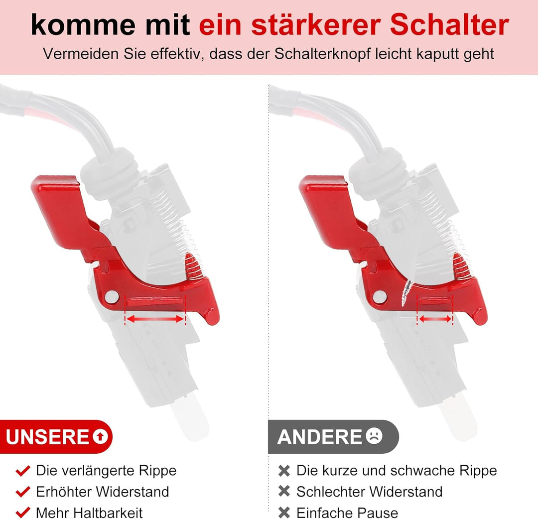 Verstärkter Schalter Montage für Dyson V10, SV12 Staubsauger Ersatzteil - Power Trigger Teile Ersatz