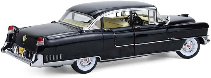 Greenlight 12949 Fahrzeug 1955 Cadillac Fleetwood Serie 60 1:18, schwarz
