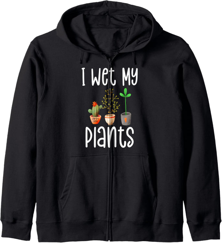 Ich befeuchte meine Pflanzen Lustiges Outdoor Landscaping Kapuzenjacke