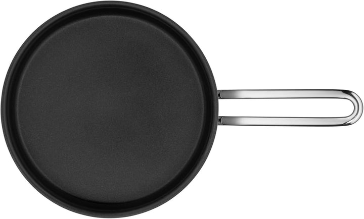 WMF Mini Bratpfanne beschichtet klein 18 cm, Cromargan Edelstahl poliert, Induktion, stapelbar, idea