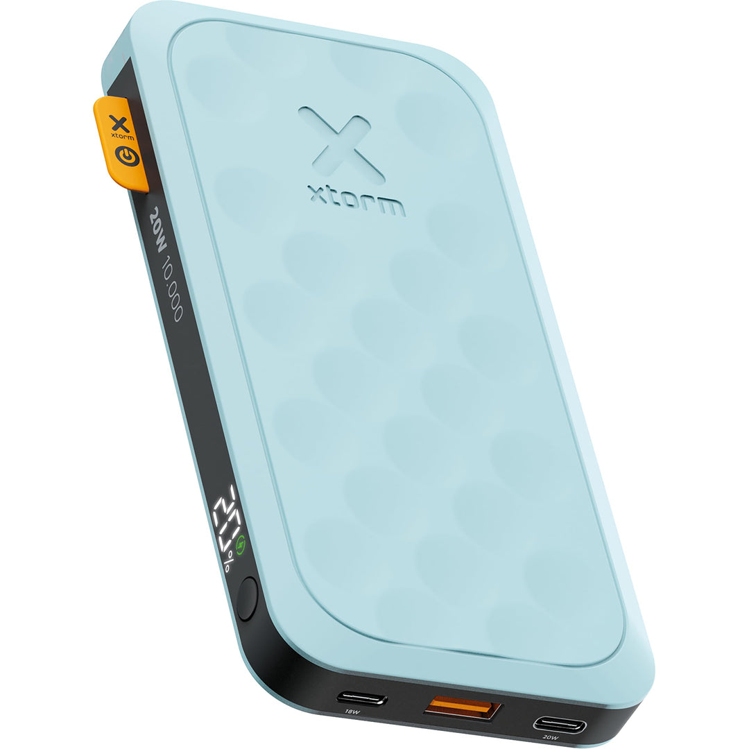Xtorm Fuel Series 5 20W Powerbank, Klein und Stark, 10.000mAh, 2 x USB-C / 1 x USB-A, Flugzeugfest,