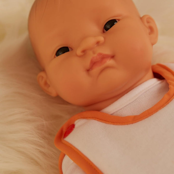 Miniland Puppenzubehör, Schlafsack 38-40cm, weiss, 31221