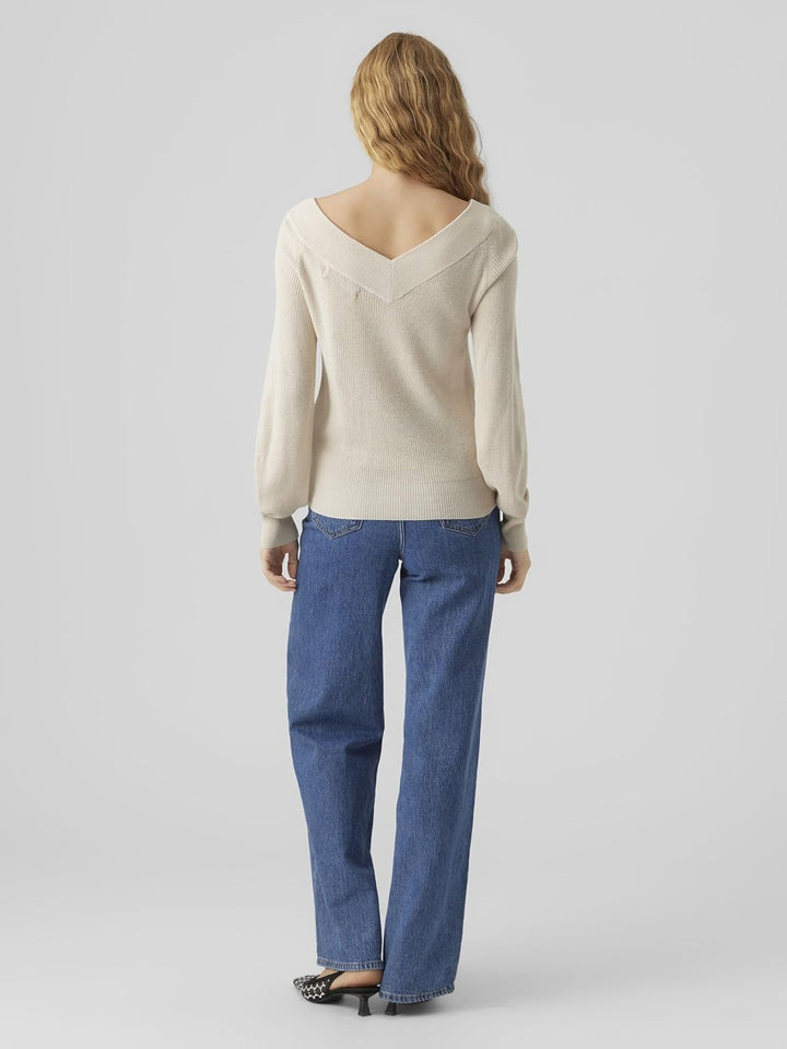 VERO MODA Female Strickpullover VMNEWLEXSUN Pullover XS Birch, XS Birch