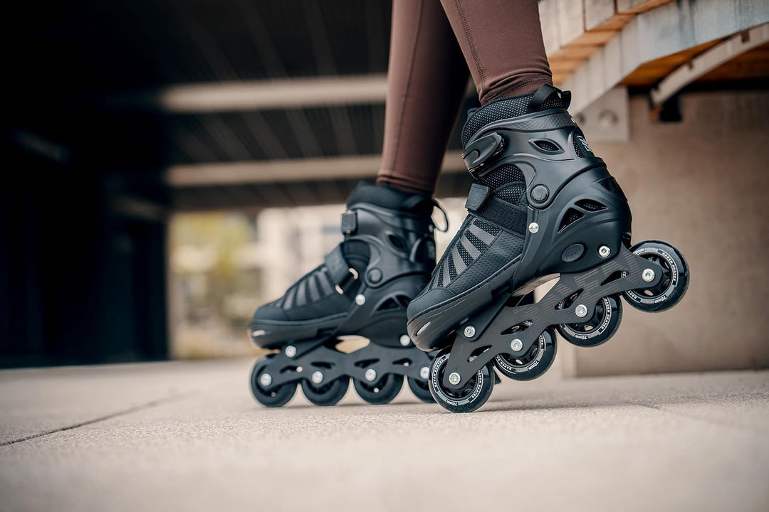 RAVEN Inline Skates Inliner für Kinder und Erwachsene OPTIONAL 2in1 mit Schlittschuhen verstellbar O