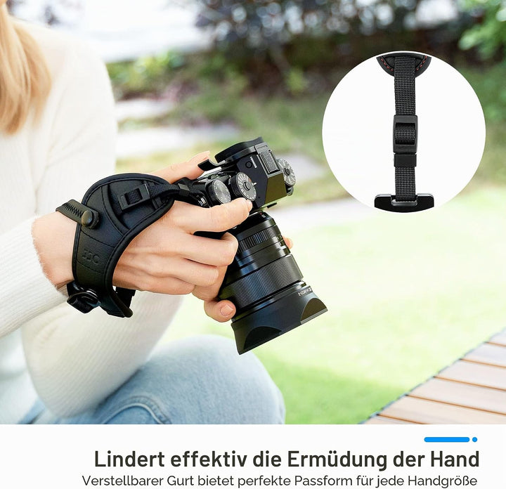 JJC Handschlaufe für DSLR Kamera Canon Nikon Olympus Sony Panasonic Pentax(mit Arca Swiss Type Plate