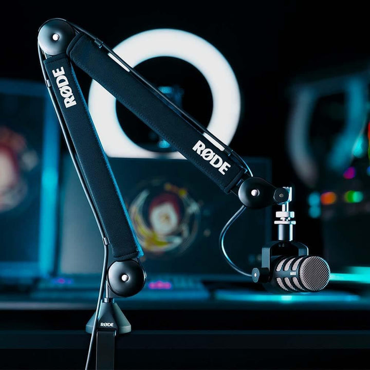 Rode PSA1+ Plus Black Mikrofonarm Tisch-Stativ Schwarz + keepdrum XLR-Kabel