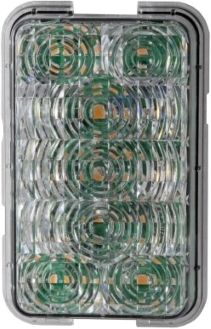 HELLA - Heckleuchte "Krone" - Hybrid - 24V - Anbau/geschraubt - Lichtscheibenfarbe: glasklar - Steck