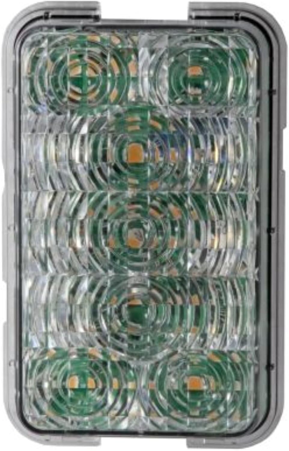 HELLA - Heckleuchte "Krone" - Hybrid - 24V - Anbau/geschraubt - Lichtscheibenfarbe: glasklar - Steck