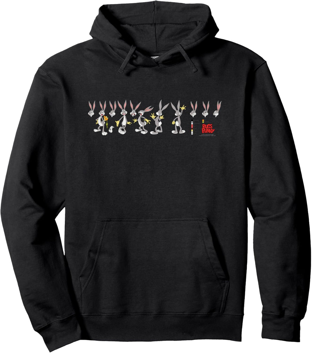 Looney Tunes Bugs Bunny Colour Code Pullover Hoodie