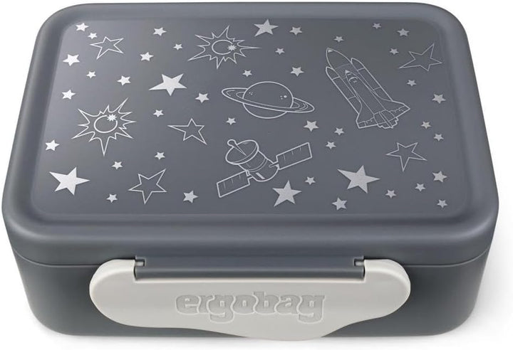 ergobag Cubo Light Schulranzen Set 8tlg. inkl. Lunchset und Seitentaschen (Super ReflektBär Reflex G