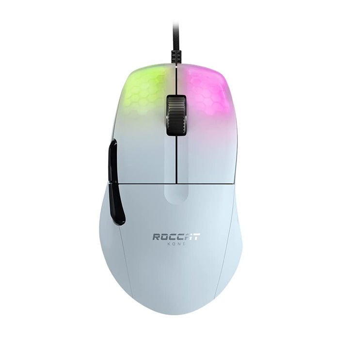 Roccat Kone Pro - Lightweight Ergonomic Optical Performance Gaming Maus , weiss Weiss Kone Pro Singl