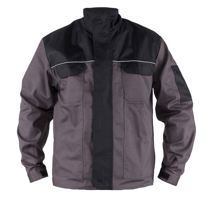 TMG® - Herren Bundjacke - strapazierfähig & leicht - Grau (XL)
