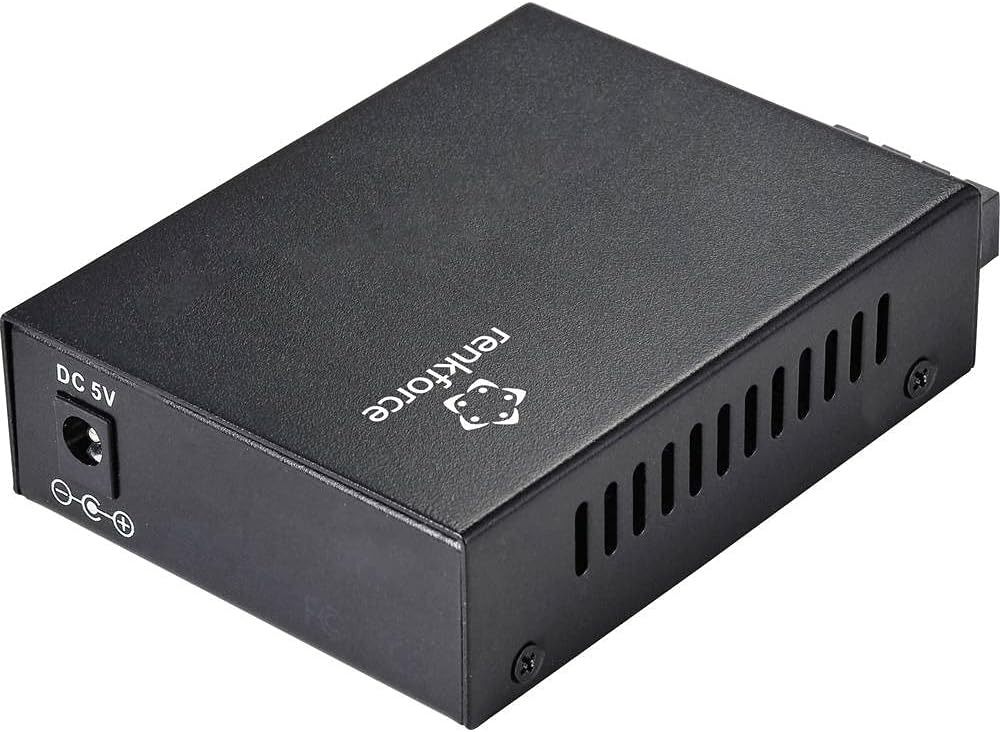 Renkforce RF-4581874 CAT 6, SC Duplex Netzwerk-Medienkonverter 1000 MBit/s