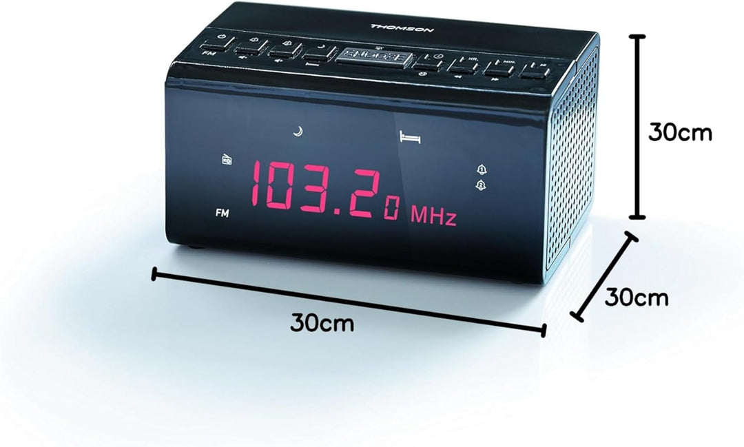 Thomson, Radio Clock (Black) Einzigartig, Einzigartig