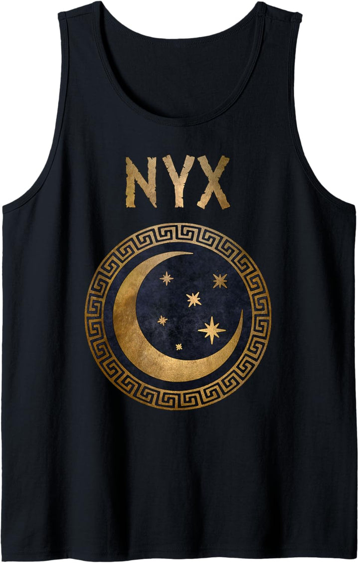 Nyx Griechische Göttin der Nacht Antikes Symbol Tank Top