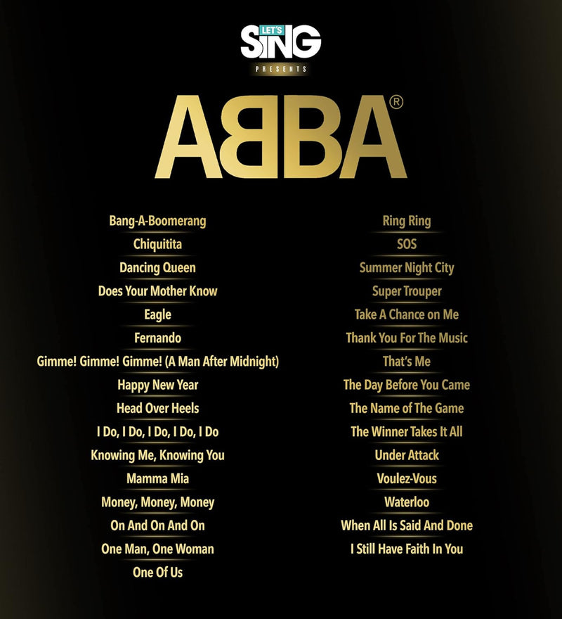 Lets Sing ABBA - SWI