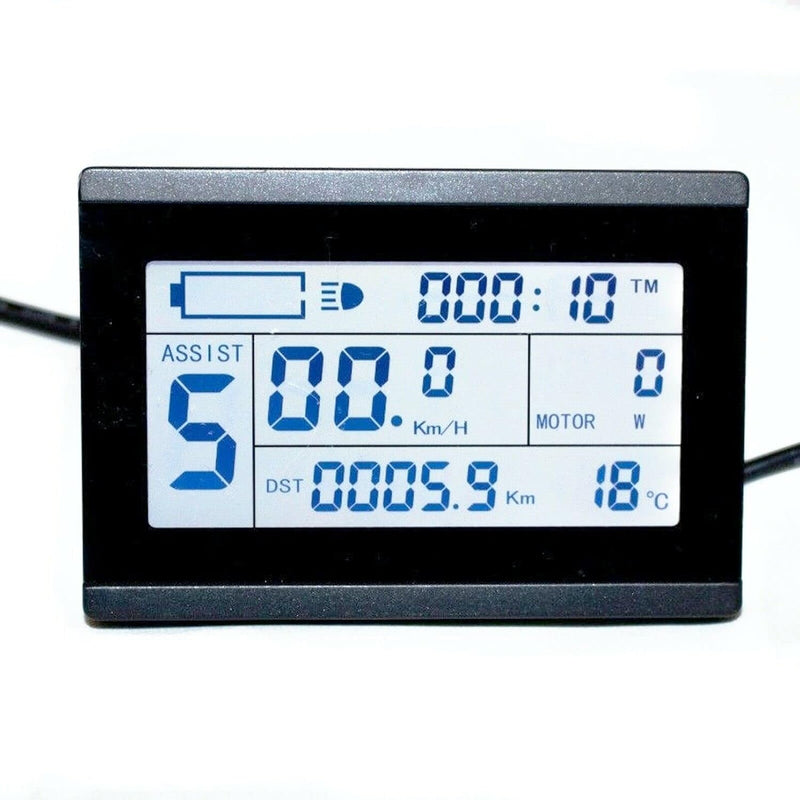 windmeile | Display KT-LCD3, Bordcomputer, Tachoanzeige, LCD-Display, Beleuchtet, E-Bike, Elektro Fa