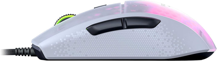 ROCCAT Burst Pro Gaming-Maus, extrem leicht, Weiss, Weiss