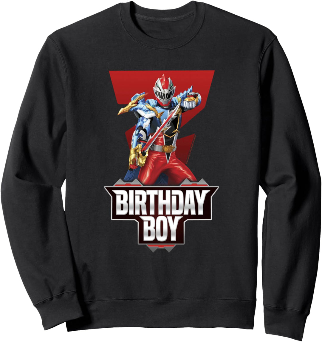 Power Rangers Birthday Boy Dino Fury Red Ranger Epic Pose Sweatshirt