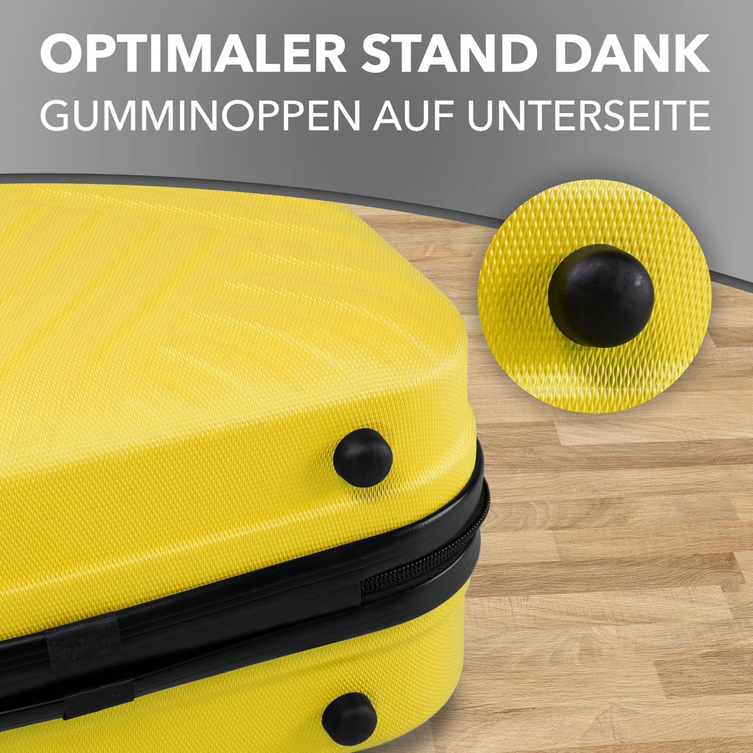 Xonic® Design Kosmetikkoffer aus ABS Hartschale – Robustes Beautycase als Handgepäck - Kosmetiktasch